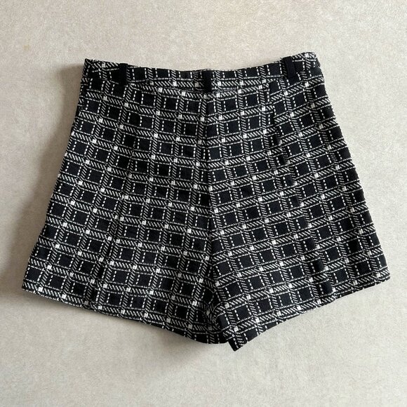 River Island Black Check Smart Shorts ASO Taylor Swift - Picture 6 of 8